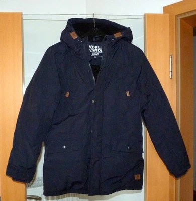 Sehr warme Winterjacke / Outdoor Parka für Jungs Marke Yigga, Gr. 158 - Bild 1 von 4