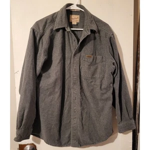 Woolrich Sportsman Chamois Shirt M 100% Wool Vintage Outdoorwear - Picture 1 of 3