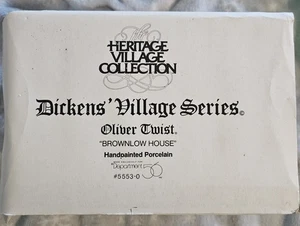 Dept 56 Heritage Village Collection Oliver Twist Brownlow House 5553-0 - Picture 1 of 11