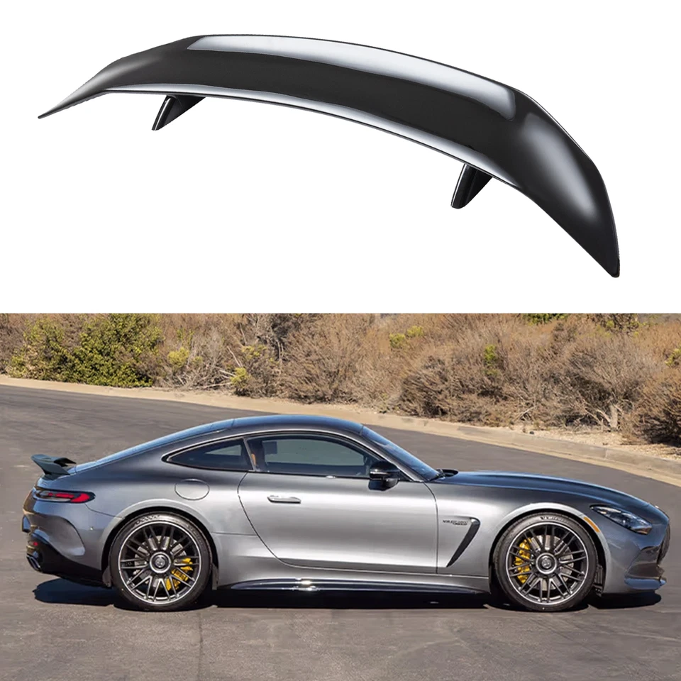 Glossy Black 46" Car Rear Trunk Spoiler Lip Wing Racing For Mercedes-Benz AMG - Imagem 1 de 4