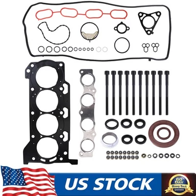 Head Gasket w/ Bolts Set For 2010-2020 Toyota Prius 2011-2017 Lexus CT200h 1.8L Foto 1 de 4