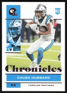 Chuba Hubbard 2021 Panini Chronicles # 15 RC Pink Carolina Panthers - Imagen 1 de 2
