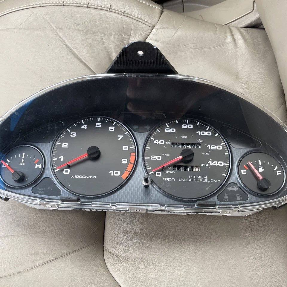 Usado 94-01 Acura Integra tipo R calibre clúster USDM. aguja roja. DC2 Foto 1 de 4