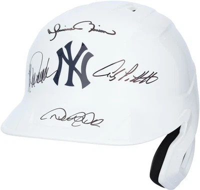 Casco de bateo réplica firmado por Jeter, Pettitte, Posada, Rivera New York Yankees Foto 1 de 2