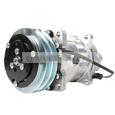 Compresor de aire acondicionado 24V 15082742 para excavadora Volvo EW140C EW160C EW180C EW145B Foto 1 de 4