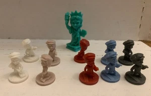 Santorini Gioco da Tavolo Ricambio Lavoratori Pezzi Ricambi 10 Operai Statua Liberty - Foto 1 di 4