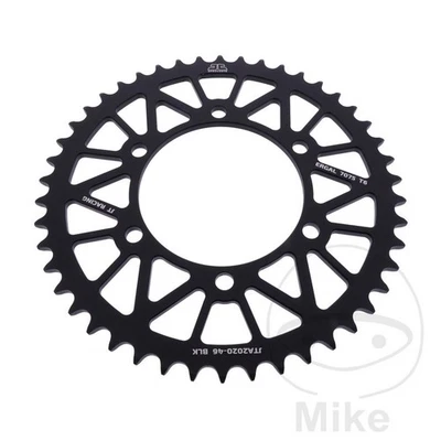 Piñón trasero aluminio 46/520 negro para Triumph Street Twin 900 2016-2022 Foto 1 de 4