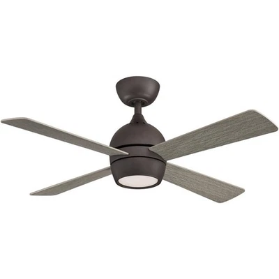 Fanimation Fans FP7644GR Kwad 44 Indoor Ceiling Fan Matte Greige - Image 1 of 3