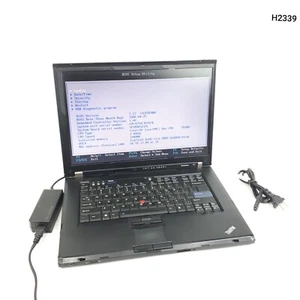 Lenovo ThinkPad T61 15.4" Core2 Duo T8300 2GB Ram No HDD No OS Boots BIOS H2339 - Picture 1 of 11