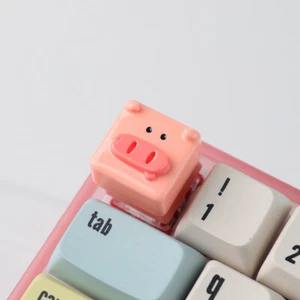 Personalized Keycap Cute Duck Pig Keycaps Gaming Mechanical Keyboard Keycap - Afbeelding 1 van 9
