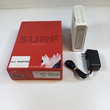 Arris Surfboard SB8200 White Ethernet High Speed DOCSIS 3.1 Cable Modem Used