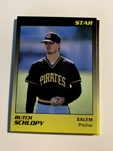 BUTCH SCHLOPY 1989 Star Salem Buccaneers PWE SHIP