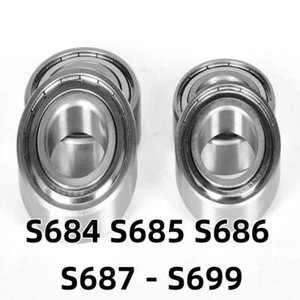 Edelstahl Rillenkugellager S684 S685 S686 S687 - S699 440 - Bild 1 von 6
