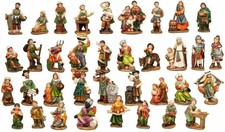 Natale pastori misura cm 7 natività presepe in confenzioni singole da 6 pezzi