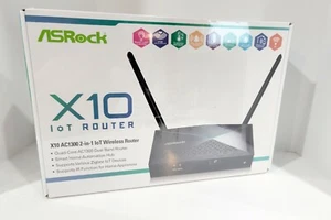 ASRock X10 AC1300 2-in-1 IoT Wireless Router Smart Home Automation ZigBee & IR - Picture 1 of 5