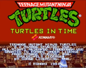 TMNT 2 - TURTLES IN TIME Jamma Arcade 2 or 4 Player EPROM Conversion Kit - Picture 1 of 3