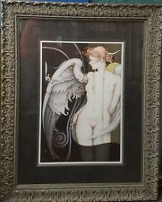 Michael Parkes "WATCHING TIME" Stone Lithograph Limited E. of 120/120(Framed)