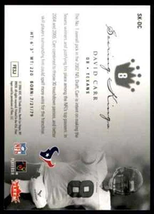 Fleer Ultra Scoring Kings Derek Carr 2006 #sk-DC - Imagen 1 de 2