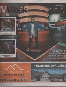 TV Week Magazine May 27 2023 Rutledge Wood Hot Wheels: Ultimate Challenge - Picture 1 of 3
