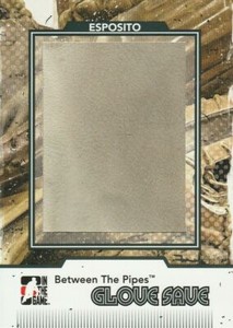 2009-10 Between the Pipes Glove Save Black #GS29 Tony Esposito/30