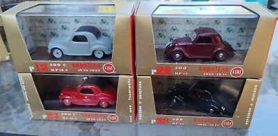 Brumm Oro Diecast Fiat Lopolino Cars In Box 1/43 Scale - Image 1 of 2