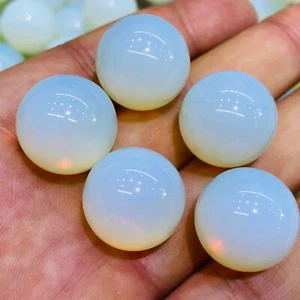 5pc top! Natural opal Quartz Sphere Crystal Ball Healing 20mm - Picture 1 of 8