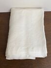 Pottery Barn Belgian Linen Tablecloth 70 x 108 in, White