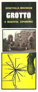 Vintage Prospekt für Dickeyville Grotte in Wisconsin - Bild 1 von 1