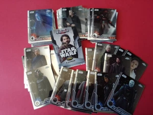 Topps Star Wars Chrome Refractor Set 2023 Full Set Karten von 1 bis 100 - Bild 1 von 3