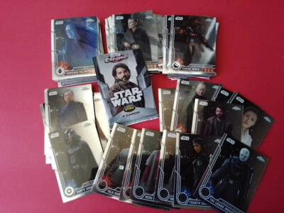 2023 Topps Star Wars Chrome Lot de 20 cartes de base différente aucun double - Photo 1/3