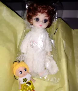 Linda muñeca BJD 6" con expresión facial ojos realistas 1/12 con extras rubia BJD-5 - Imagen 1 de 5
