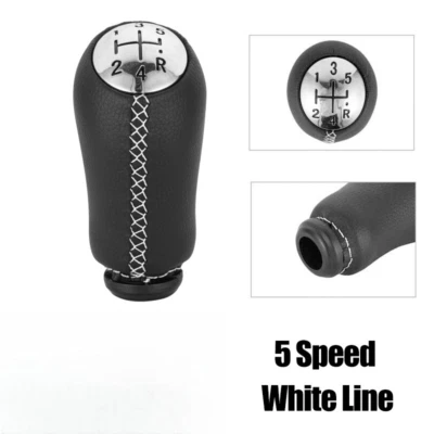 5 Speed Car Gear Shift Knob For Renault Scenic Megane Mk2 Clio MK3 Iii - Image 1 of 4