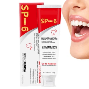 Probiotics Bright White Toothpaste,Fresh Breath,Super Probiotic-6 - Picture 1 of 10