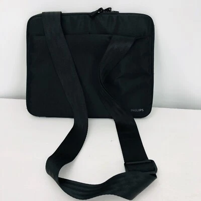 Funda con Cremallera Phillips Tablet 10" Correa Extraíble Negra Bolsillos Exteriores  Foto 1 de 4