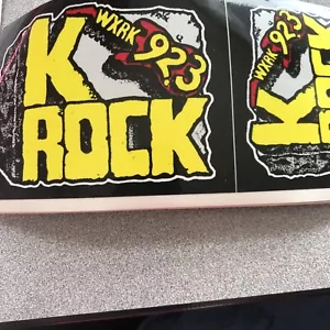 Radio Station Drcal K Rock WXRK 92.3 New York 2 for price of one - Picture 1 of 4