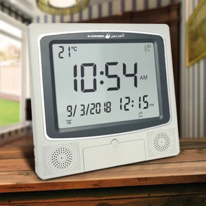 Azan Clock Muslim Prayer Time azan Clock Multifunctional Clock Decorative - Picture 1 of 12