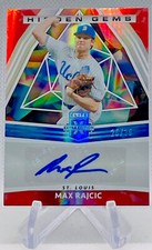 2022 Elite Extra Edition Max Rajcic Hidden Gems Red/White/Blue Auto 25/25 #HG-MR