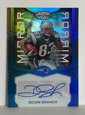 2023 Certified Deion Branch Mirror Auto /30 #MS35 New England Patriots LEGEND