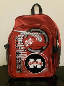 The Northwest Company Maroon Mississippi State Bulldogs Backpack Bookbag New  - Picture 1 of 4