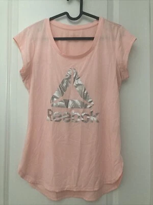 Camiseta manga corta Reebok Active para mujer talla pequeña S rosa Foto 1 de 2