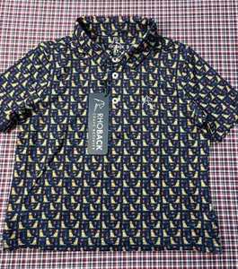 Rhoback Lil' Golden Toddler Short Sleeve Performance Polo 4T - Picture 1 of 6