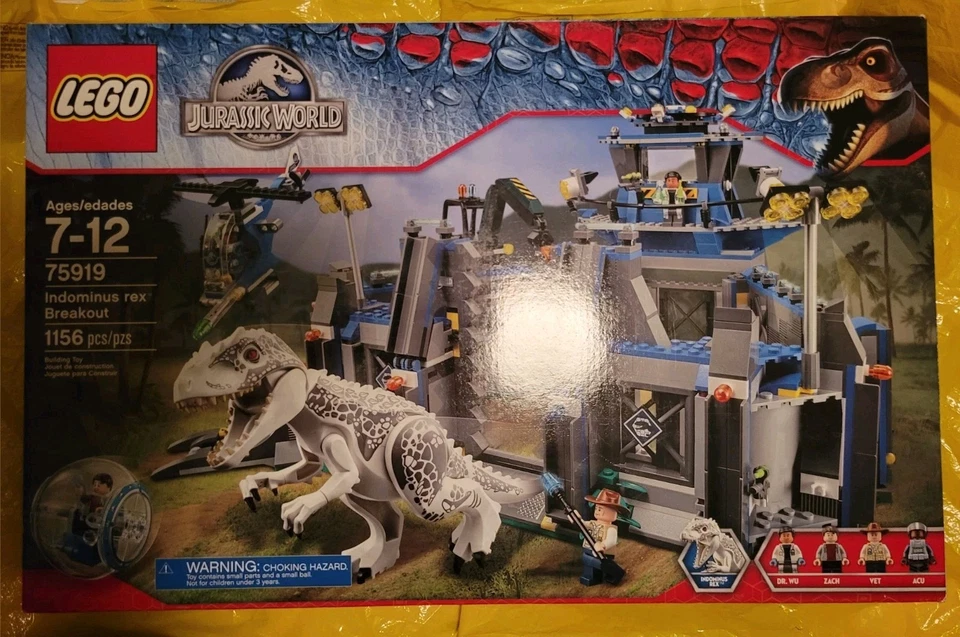Versiegelt LEGO 75919 Jurassic World: Indominus Rex Ausbruch! - Bild 1 von 3