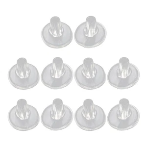5 pares de protectores antidesgaste antidesgaste almohadilla transparente para pies tanga sandalia - Imagen 1 de 11