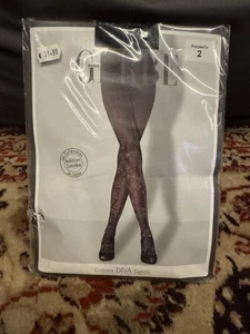 Gerbe gemusterte Glänzende Feinstrumpfhose Glitzer II Purple/Or Diva Tights - Bild 1 von 3