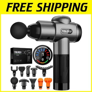 Tiefengewebe Massagepistole für Sportler - 10 Köpfe, Schmerzlinderung - Bild 1 von 9