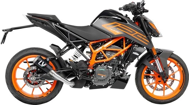 Silenciador antideslizante Leo Vince LV-10 fibra de carbono/ino inoxidable #15249C KTM 390 Duke 2021 Foto 1 de 1