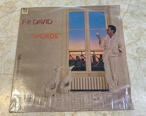 F-R David. Words. NM Vinyl LP. In Shrink. 1983. VG Cover.  - Picture 1 of 4