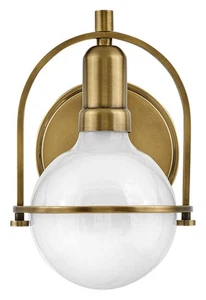 Hinkley Lighting 53770 Somerset 1 Light 9" Tall Bathroom Sconce - Brass - Picture 1 of 11