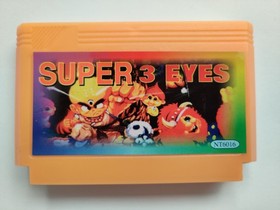 Mitsume ga Tooru / Three Eyes Story  - RARE Famicom Famiclone Nes Cartridge