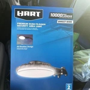 ¡NUEVO! Luz de área LED HART 10000 lúmenes - todo clima, operación de anochecer a amanecer - Imagen 1 de 17